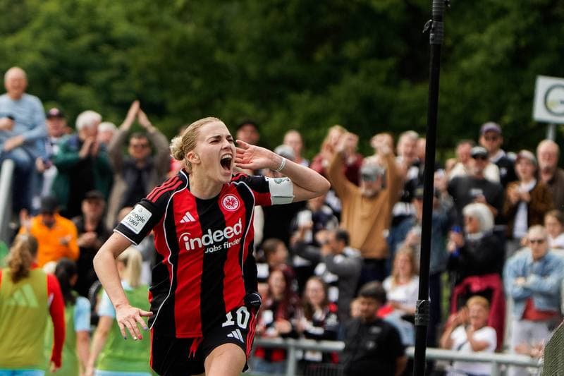 Football. Google-Pixel Frauen Bundesliga. Eintracht Frankfurt - FC Union Berlin. 17.05.2025