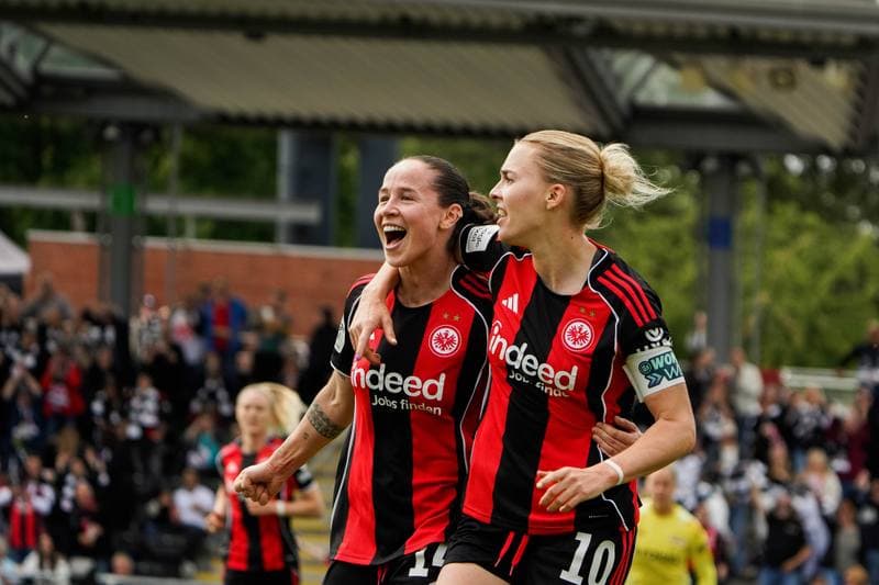 Football. Google-Pixel Frauen Bundesliga. Eintracht Frankfurt - FC Union Berlin. 17.05.2025