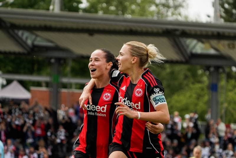 Football. Google-Pixel Frauen Bundesliga. Eintracht Frankfurt - FC Union Berlin. 17.05.2025