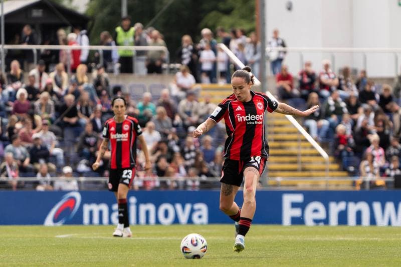 Football. Google-Pixel Frauen Bundesliga. Eintracht Frankfurt - FC Union Berlin. 17.05.2025