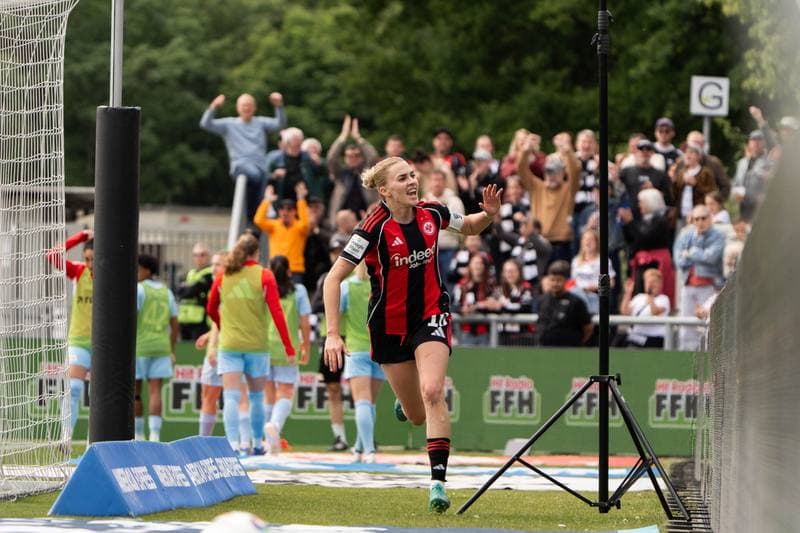 Football. Google-Pixel Frauen Bundesliga. Eintracht Frankfurt - FC Union Berlin. 17.05.2025