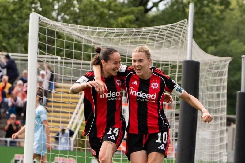 Football. Google-Pixel Frauen Bundesliga. Eintracht Frankfurt - FC Union Berlin. 17.05.2025