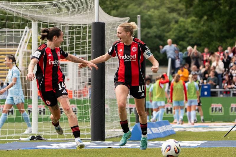 Football. Google-Pixel Frauen Bundesliga. Eintracht Frankfurt - FC Union Berlin. 17.05.2025