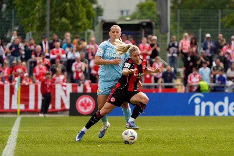 Football. Google-Pixel Frauen Bundesliga. Eintracht Frankfurt - FC Union Berlin. 17.05.2025