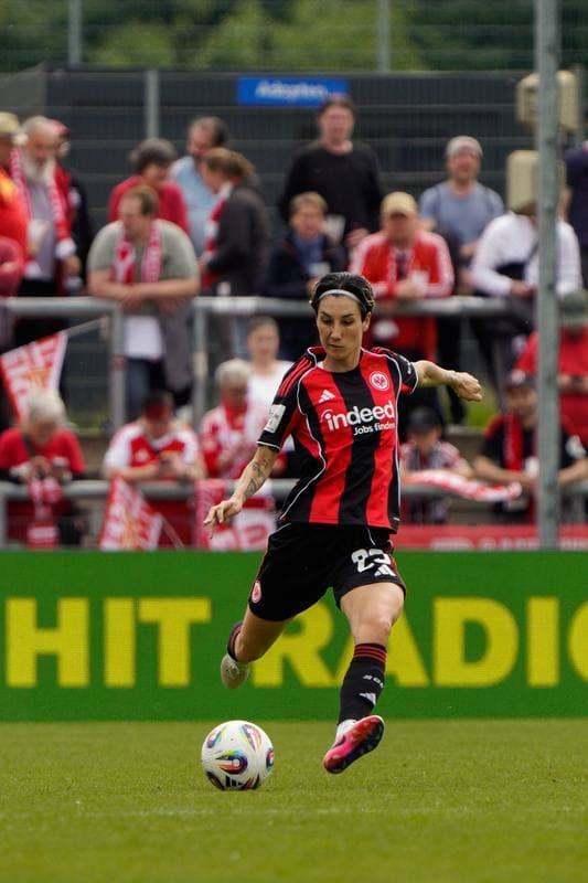 Football. Google-Pixel Frauen Bundesliga. Eintracht Frankfurt - FC Union Berlin. 17.05.2025