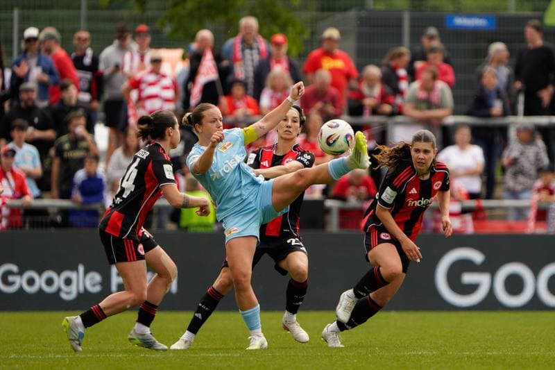 Football. Google-Pixel Frauen Bundesliga. Eintracht Frankfurt - FC Union Berlin. 17.05.2025