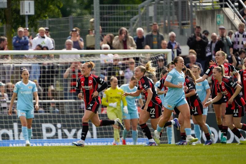 Football. Google-Pixel Frauen Bundesliga. Eintracht Frankfurt - FC Union Berlin. 17.05.2025