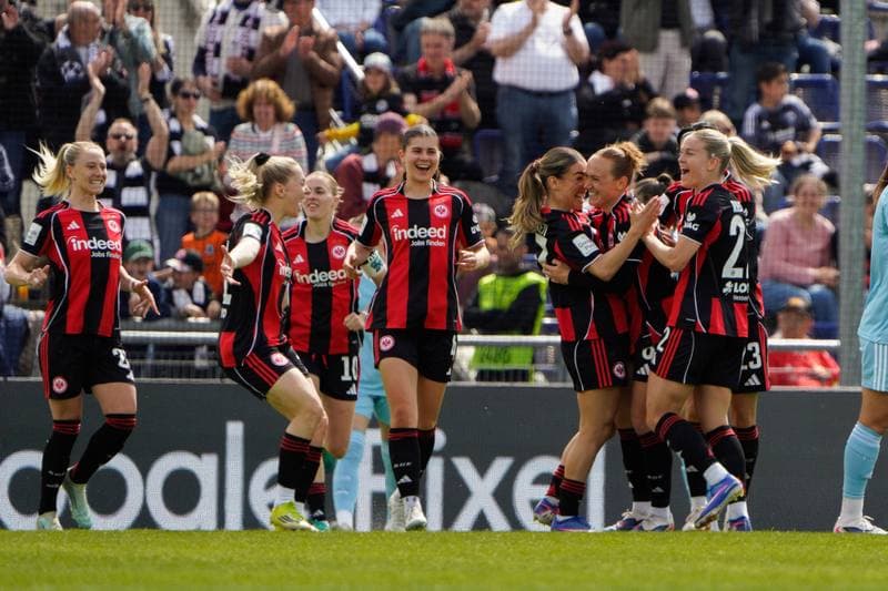 Football. Google-Pixel Frauen Bundesliga. Eintracht Frankfurt - FC Union Berlin. 17.05.2025