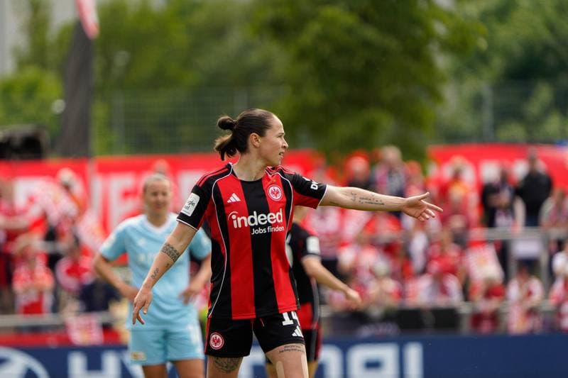 Football. Google-Pixel Frauen Bundesliga. Eintracht Frankfurt - FC Union Berlin. 17.05.2025