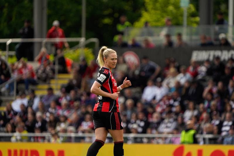 Football. Google-Pixel Frauen Bundesliga. Eintracht Frankfurt - FC Union Berlin. 17.05.2025
