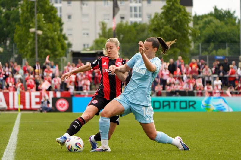 Football. Google-Pixel Frauen Bundesliga. Eintracht Frankfurt - FC Union Berlin. 17.05.2025