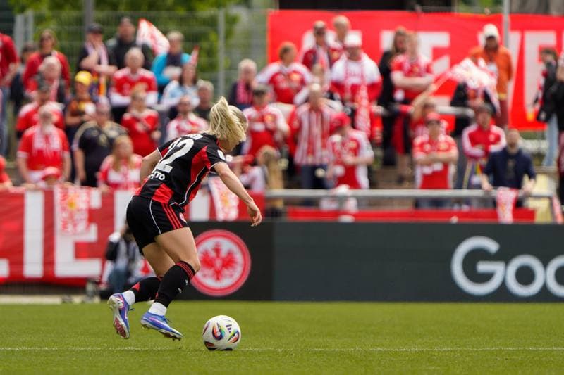 Football. Google-Pixel Frauen Bundesliga. Eintracht Frankfurt - FC Union Berlin. 17.05.2025