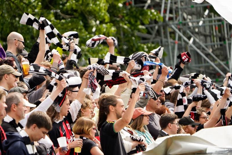 Football. Google-Pixel Frauen Bundesliga. Eintracht Frankfurt - FC Union Berlin. 17.05.2025