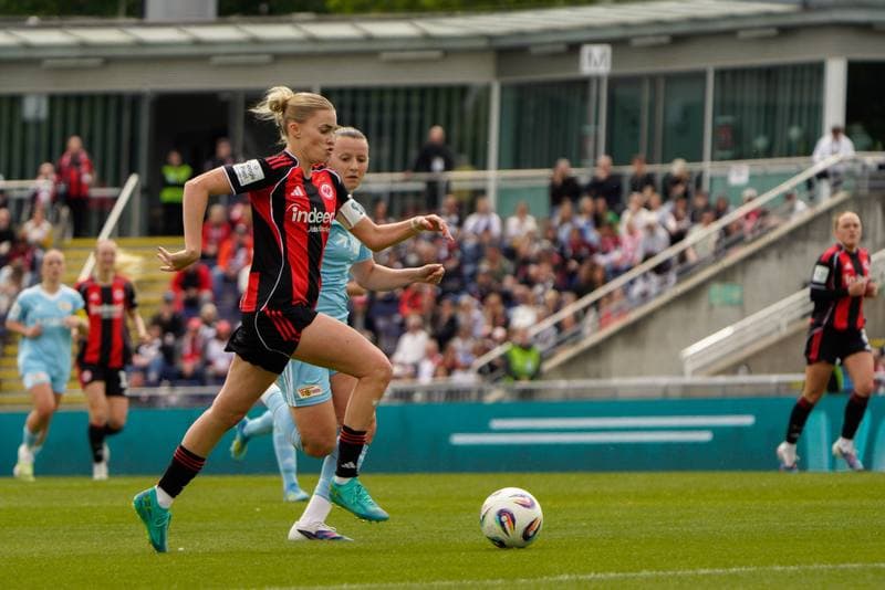 Football. Google-Pixel Frauen Bundesliga. Eintracht Frankfurt - FC Union Berlin. 17.05.2025