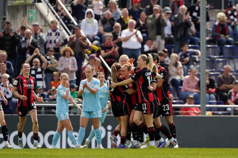 Football. Google-Pixel Frauen Bundesliga. Eintracht Frankfurt - FC Union Berlin. 17.05.2025