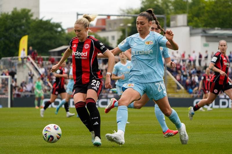 Football. Google-Pixel Frauen Bundesliga. Eintracht Frankfurt - FC Union Berlin. 17.05.2025