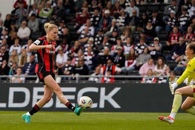Football. Google-Pixel Frauen Bundesliga. Eintracht Frankfurt - FC Union Berlin. 17.05.2025