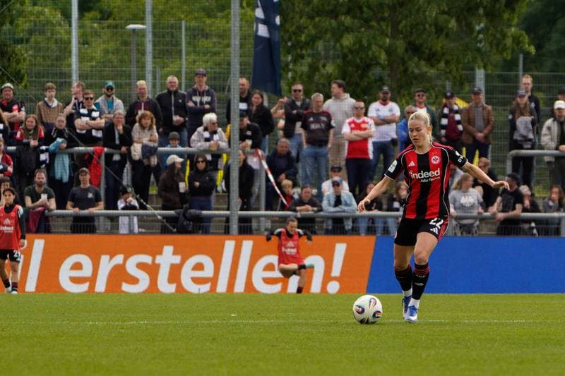 Football. Google-Pixel Frauen Bundesliga. Eintracht Frankfurt - FC Union Berlin. 17.05.2025