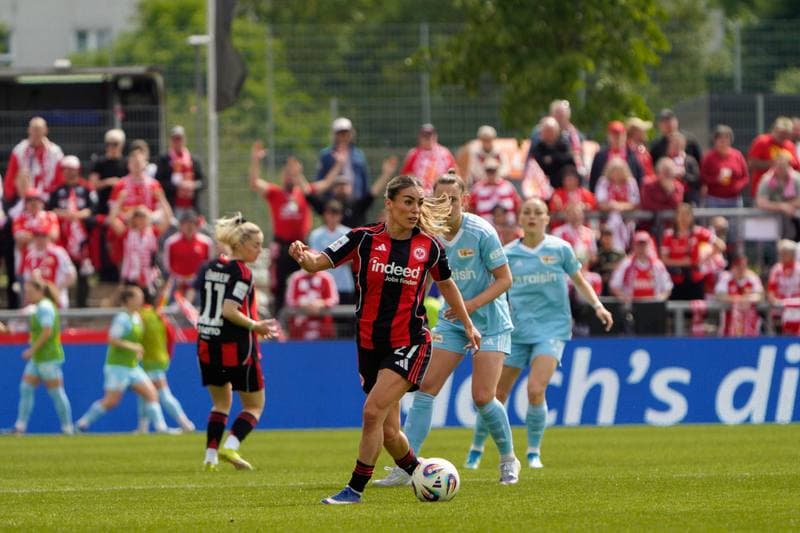 Football. Google-Pixel Frauen Bundesliga. Eintracht Frankfurt - FC Union Berlin. 17.05.2025