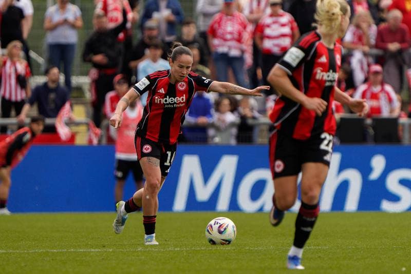 Football. Google-Pixel Frauen Bundesliga. Eintracht Frankfurt - FC Union Berlin. 17.05.2025