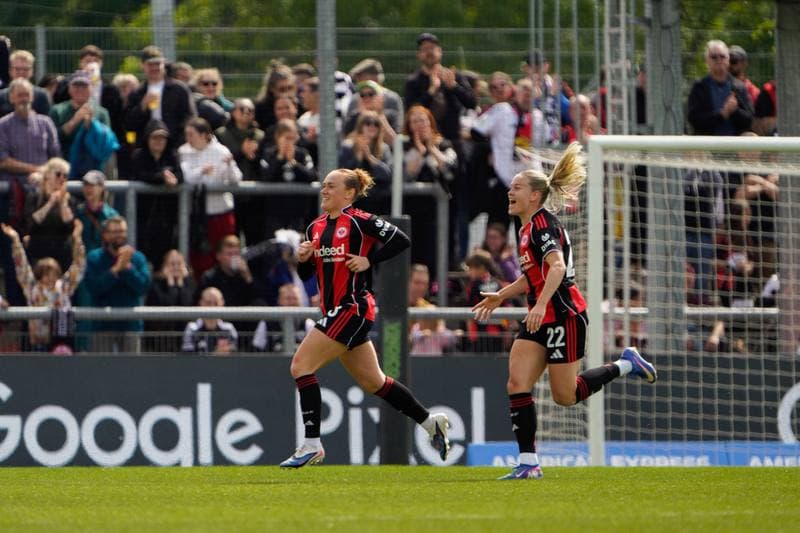 Football. Google-Pixel Frauen Bundesliga. Eintracht Frankfurt - FC Union Berlin. 17.05.2025