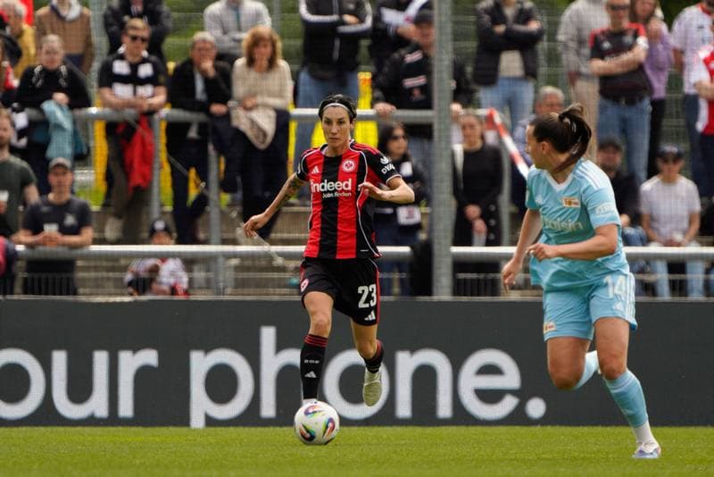 Football. Google-Pixel Frauen Bundesliga. Eintracht Frankfurt - FC Union Berlin. 17.05.2025