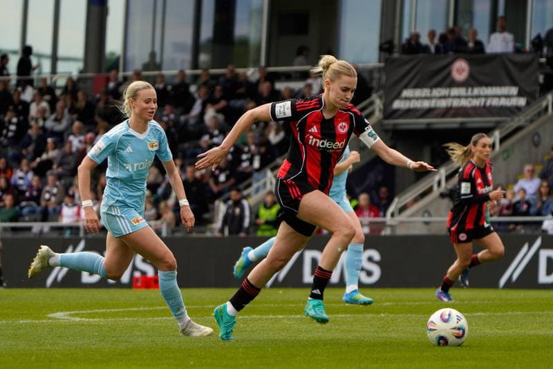 Football. Google-Pixel Frauen Bundesliga. Eintracht Frankfurt - FC Union Berlin. 17.05.2025