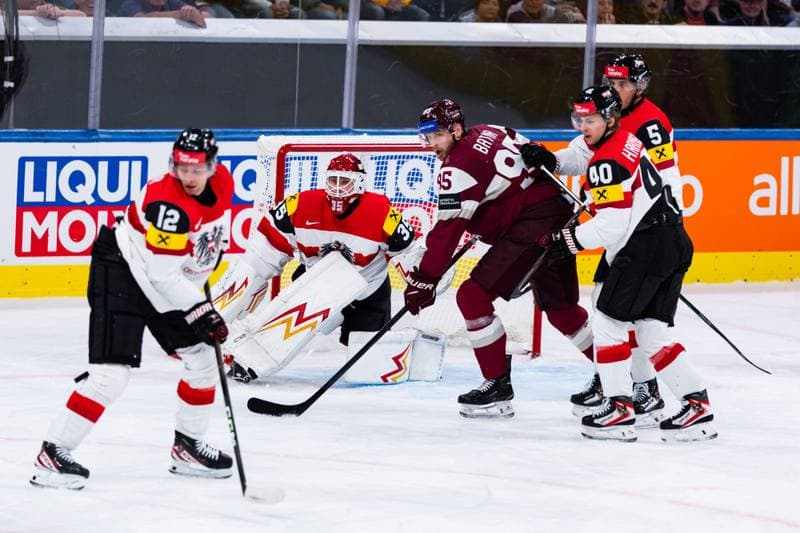 Ice Hockey. IIHF Ice Hockey World Championship. Latvia - Austria. 19.05.2026