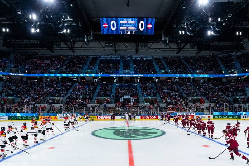 Ice Hockey. IIHF Ice Hockey World Championship. Latvia - Austria. 19.05.2026