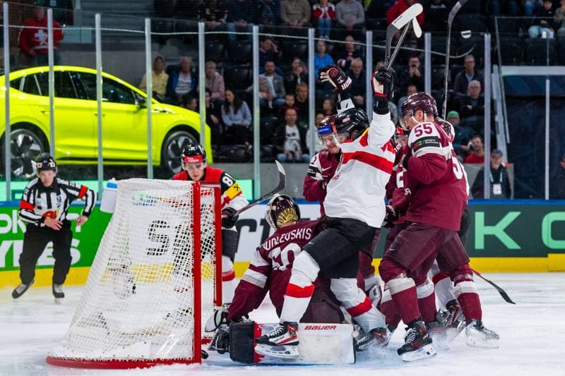 Ice Hockey. IIHF Ice Hockey World Championship. Latvia - Austria. 19.05.2026