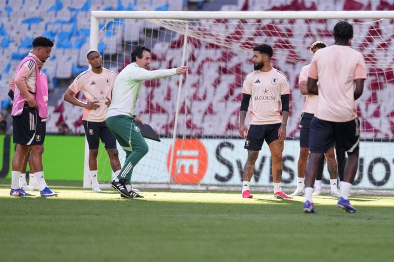 Football. UEFA Europa League. Aston Villa. Training. 19.05.2026