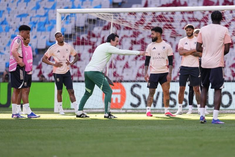Football. UEFA Europa League. Aston Villa. Training. 19.05.2026