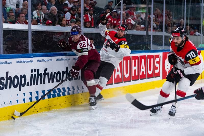 Ice Hockey. IIHF Ice Hockey World Championship. Latvia - Austria. 19.05.2026