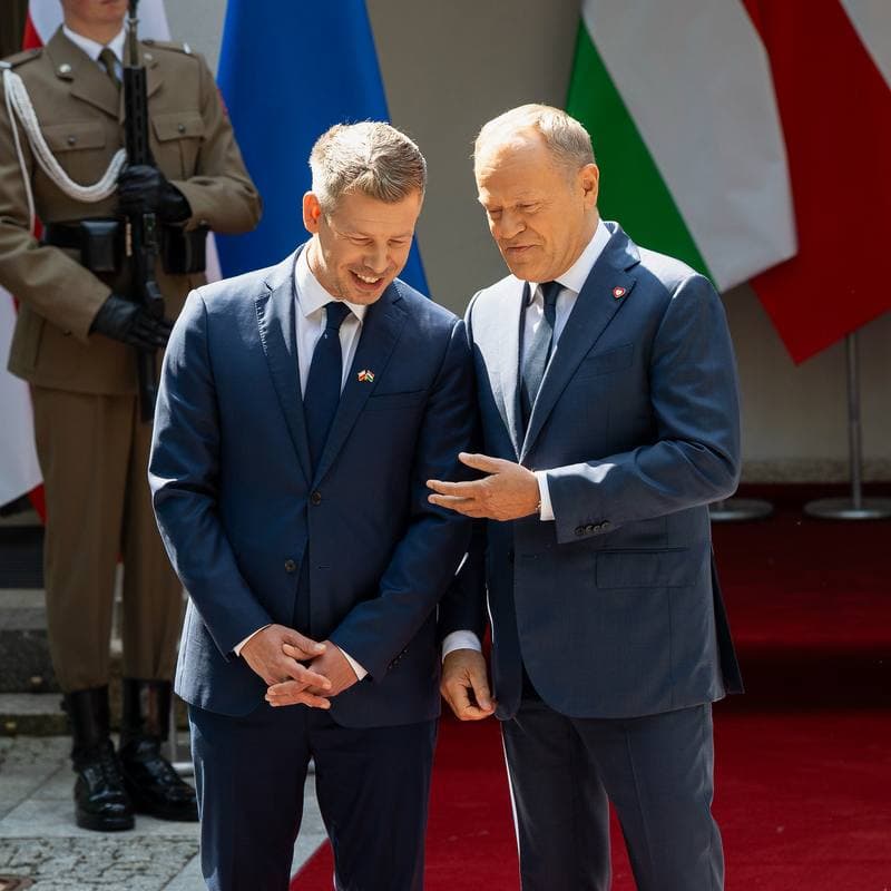 Donald Tusk. Meeting with Hungarian Prime Minister Peter Magyar. 20.05.2026