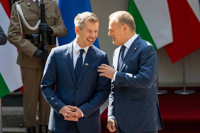 Donald Tusk. Meeting with Hungarian Prime Minister Peter Magyar. 20.05.2026