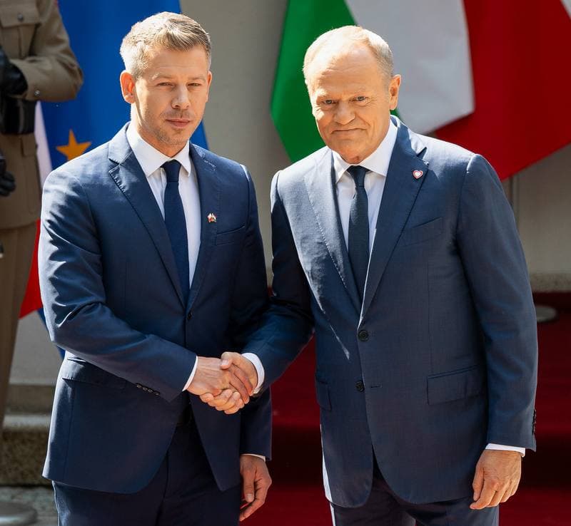 Donald Tusk. Meeting with Hungarian Prime Minister Peter Magyar. 20.05.2026