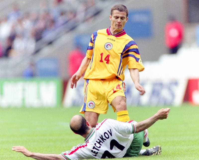 Football. UEFA EURO 1996. Bulgaria - Romania. 13.06.1996