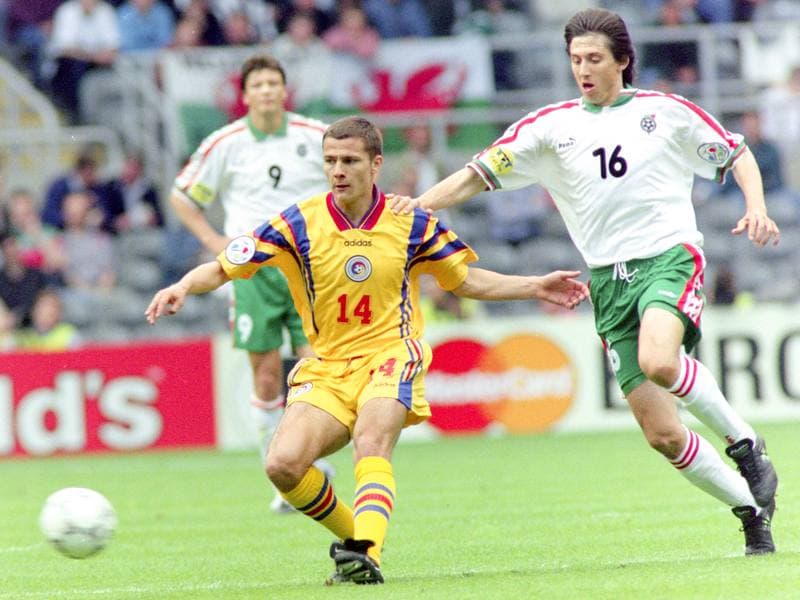 Football. UEFA EURO 1996. Bulgaria - Romania. 13.06.1996