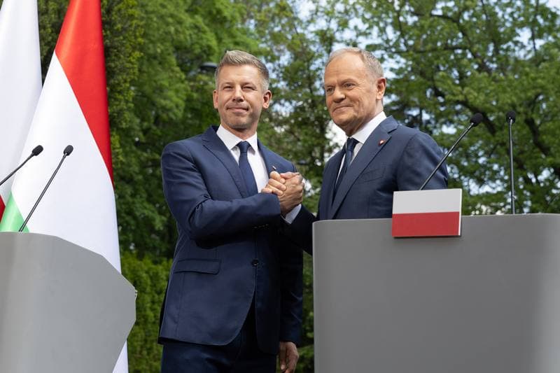 Donald Tusk. Meeting with Peter Magyar. 20.05.2026