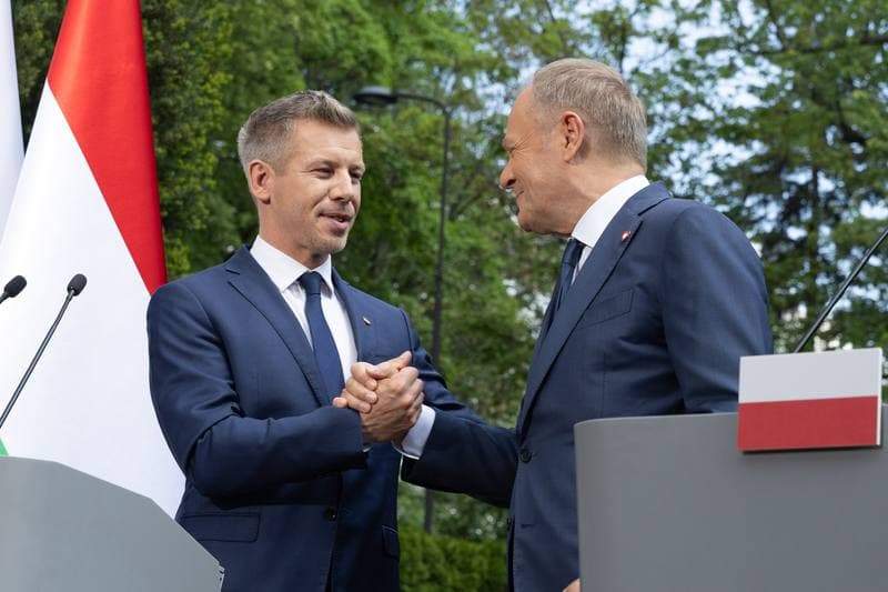 Donald Tusk. Meeting with Peter Magyar. 20.05.2026