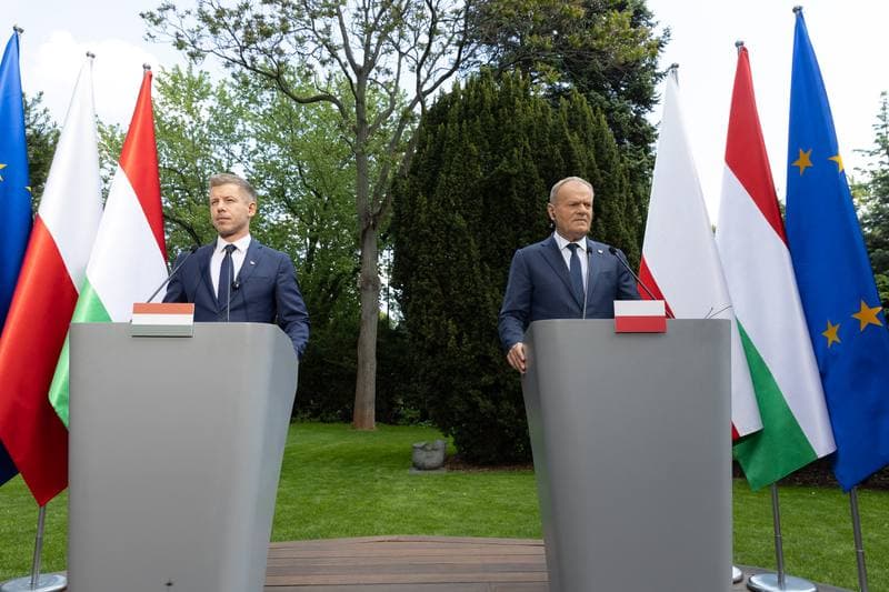 Donald Tusk. Meeting with Peter Magyar. 20.05.2026