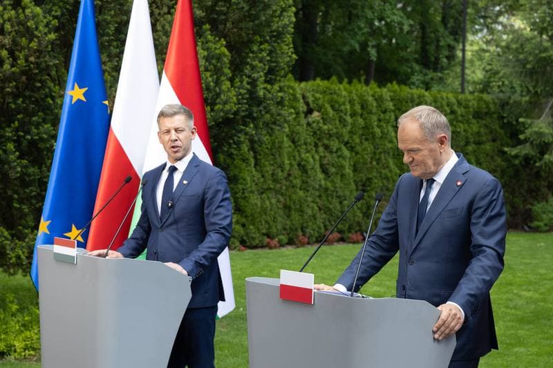 Donald Tusk. Meeting with Peter Magyar. 20.05.2026