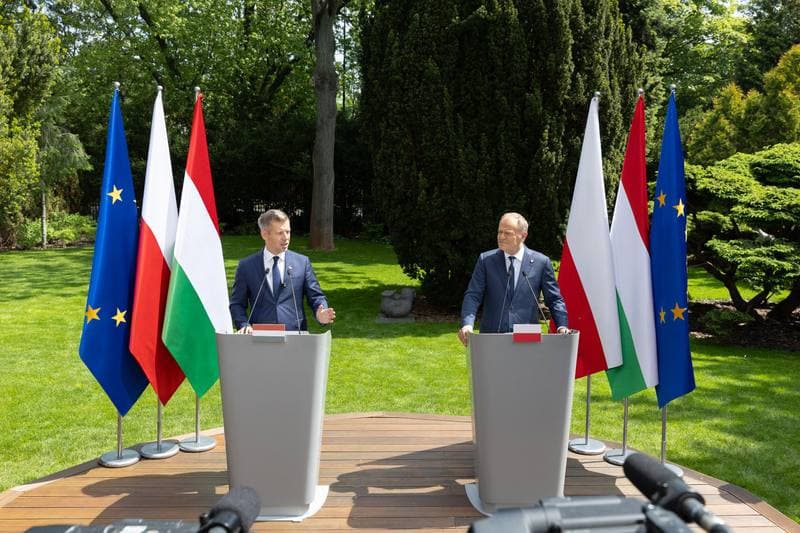 Donald Tusk. Meeting with Peter Magyar. 20.05.2026