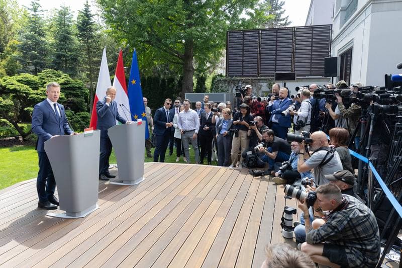 Donald Tusk. Meeting with Peter Magyar. 20.05.2026