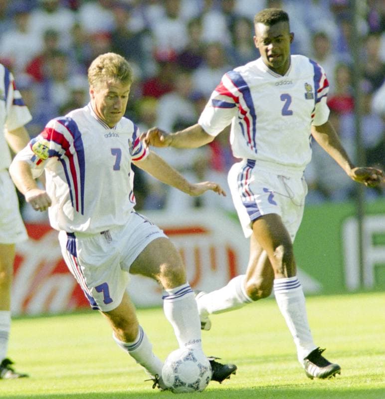 Football. UEFA EURO 1996. France - Spain. 15.06.1996