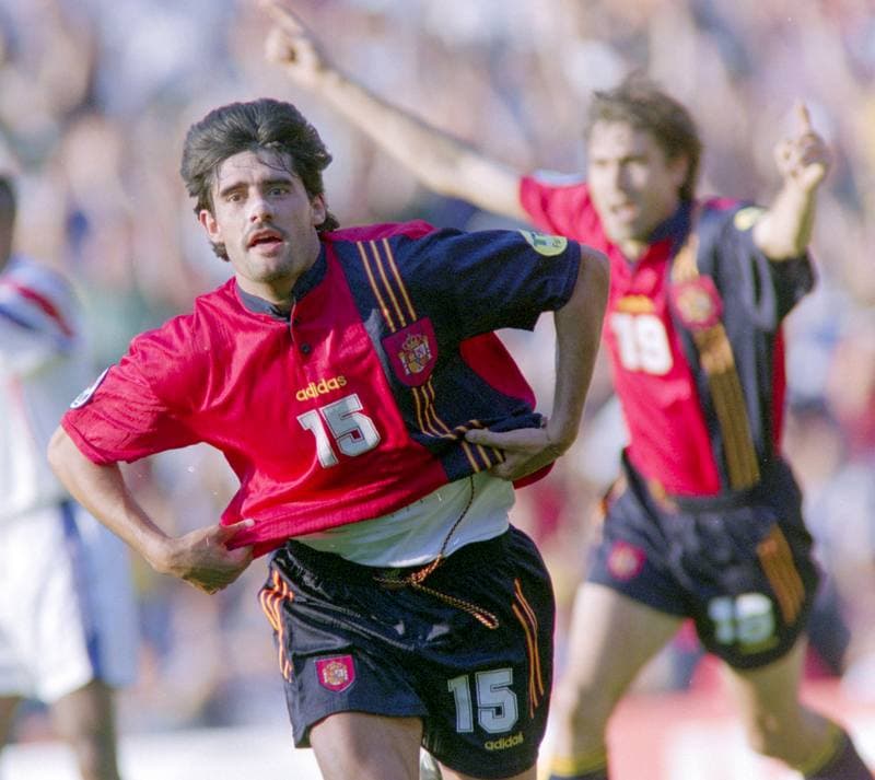 Football. UEFA EURO 1996. France - Spain. 15.06.1996