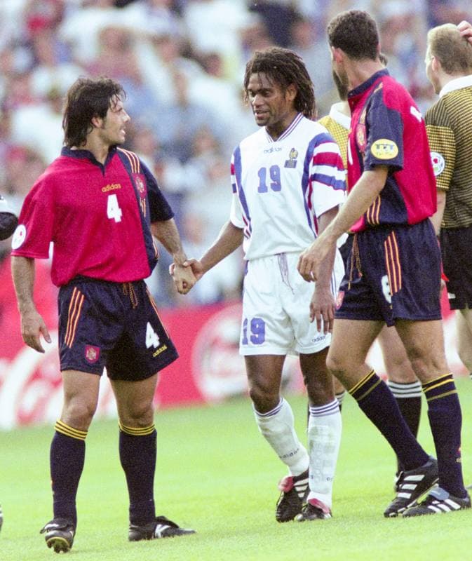Football. UEFA EURO 1996. France - Spain. 15.06.1996