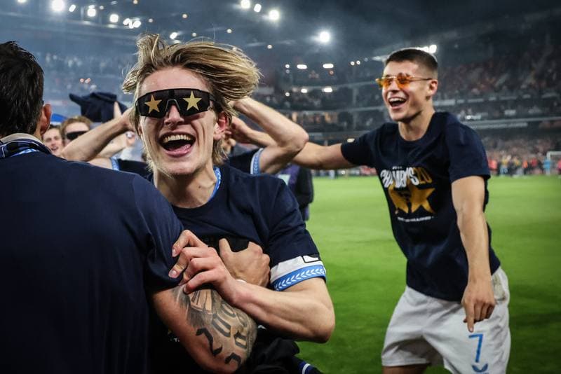 Football. Jupiler Pro League. KV Mechelen - Club Brugge. 21.05.2026