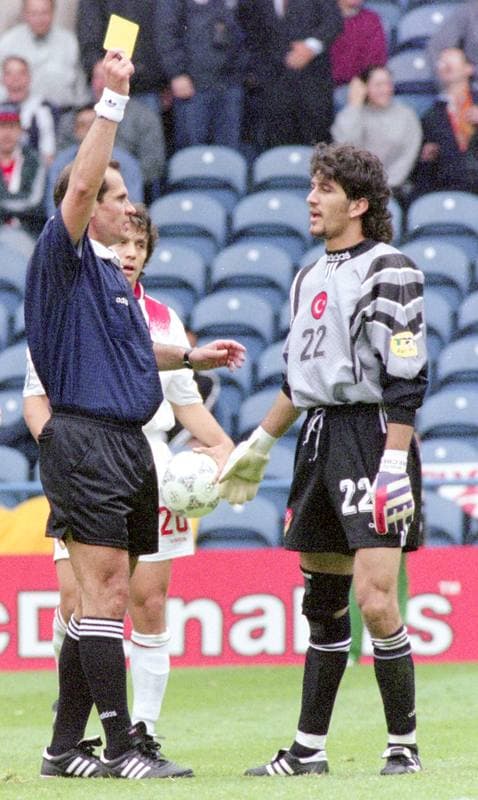 Football. UEFA EURO 1996. Turkey - Denmark. 19.06.1996