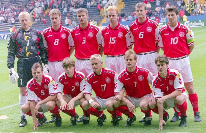 Football. UEFA EURO 1996. Turkey - Denmark. 19.06.1996